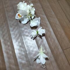 ヘアアクセサリー＆イヤカフ 結婚式 ウエディングの画像