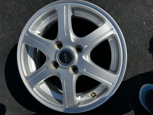FEID　14×4.5ｊ　+46　4H-100　アルミホイール