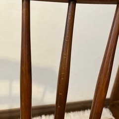 美品飛騨の家具ヒダダイネット　木製チェアの画像