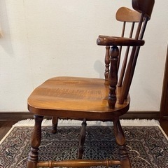 美品飛騨の家具ヒダダイネット　木製チェアの画像