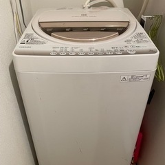 【お渡し先決定】TOSHIBA洗濯機 6kgの画像
