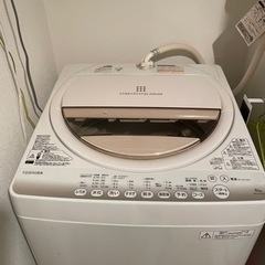 【お渡し先決定】TOSHIBA洗濯機 6kgの画像