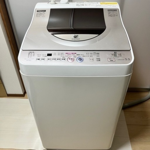 【受渡先決定】SHARP シャープ 5.5kg 洗濯機