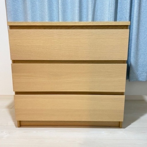 IKEA イケア　MALM マルム　ホワイトステインオーク
