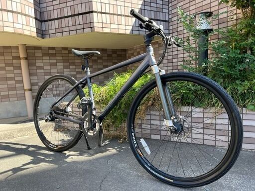 【メンテナンス済み】MON　マングース　マウンテンバイク　ディスクブレーキ　グレー　３×８速 　鹿児島市