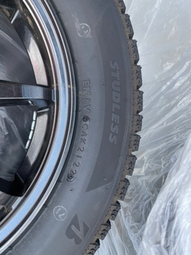 ホンダNBOX スタッドレスタイヤホイール4本セット 155/65R14 ブリヂストン ブリザック VRX2 2022年21週製造 