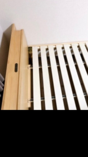 セミダブルベッド　フレーム&マットレス