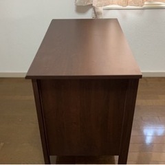 【譲渡決定】IKEA BRUSALI ブルサリ デスク 机 ブラウンの画像