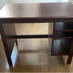 【譲渡決定】IKEA BRUSALI ブルサリ デスク 机 ブラウンの画像