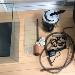 【取引中】水槽 濾過器  エアストーン アクアリウム セット