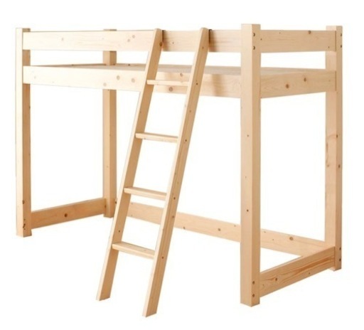 ロフトベッド 無印良品 パイン材