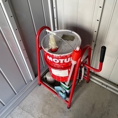 スタンド付き　MOTUL モチュール　エンジンオイル　旧車の画像