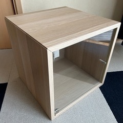 IKEA エーケト　木目調　キャビネット