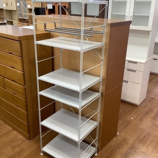 無印良品 6段スチールユニットシェルフ【トレファク 川越店】