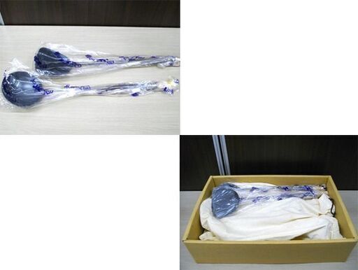 未使用保管品 中華鍋セット エスエス（SS) 味一鉄セット(巾着袋入り）北京鍋27㎝ 中華鍋30㎝ お玉・ヘラ付き 苫小牧西店