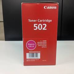 [ST931] 未使用　Canon キヤノン 純正トナーカートリッジ 502　CRG-502MAG　マゼンタ　 現状販売　神田店舗の画像