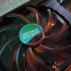 GeForce GTX1070TI デュアルファン ハイエンド の画像