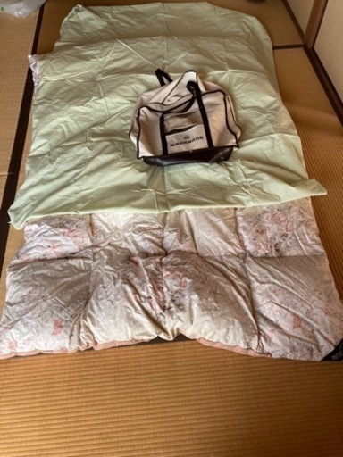 羽毛ぶとん　カバー付