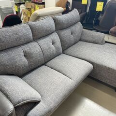 【ジモティ来店特価！！】L字ソファー　グレー　J-1111