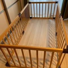 木製ベビーサークル6枚組