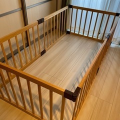 木製ベビーサークル6枚組の画像