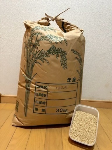 千葉県産こしひかり　令和4年度産　玄米　30kg