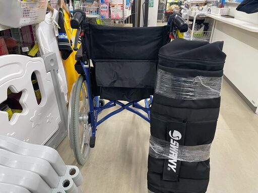 【ジモティ来店特価！！】SWANY　MINI　車椅子　ブルー　J-1115