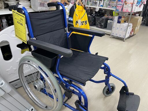 【ジモティ来店特価！！】SWANY　MINI　車椅子　ブルー　J-1115