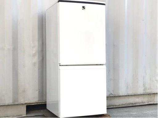 シャープ◇2ドア冷蔵庫◇137L◇どっちもドア◇2014年製◇SJ-14E1-KB◇K944