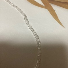 🌸水晶ネックレスの画像