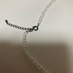 🌸水晶ネックレスの画像
