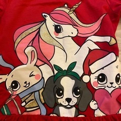 〈H&M〉赤ワンピースEUR128の画像