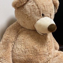 コストコで購入した大きいサイズクマのぬいぐるみ　使用感なしの画像