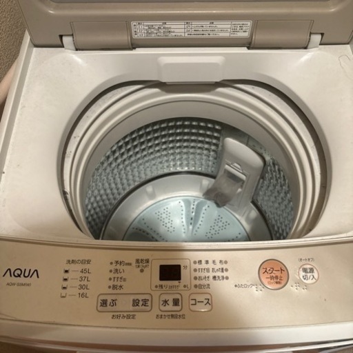 洗濯機　aqua