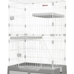 キャットゲージ　2段　猫　ゲージ　ペット