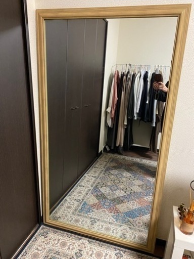 『決まりました』全身鏡　大