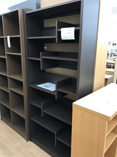 ★ジモティ割あり★ ニトリ 本棚 オープン書棚 ボビー 茶色 H180×W80×D29 クリーニング済み KJ3415
