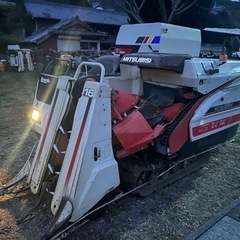 三菱 コンバイン MC16 2条刈り　無段変速 レセルダ　アワー...