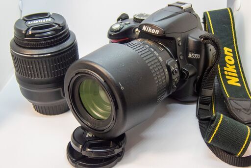 ニコン D5000 ダブルズームキット（難あり）値下げ