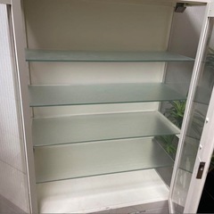 収納棚 飾り棚 アンティーク医療棚 キャビネットガラスショーケース