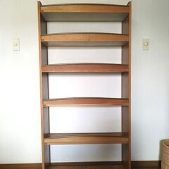 ★5/5(日)までの出品です◎★　【日本古物】　本棚　/　収納棚　/　ブックシェルフ　/　オープンシェルフの画像