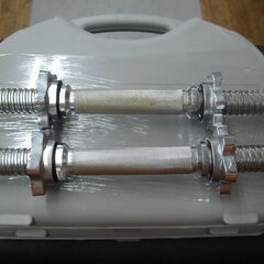 R090 ダンベル プレート 2.5kg 4枚 専用ケース有＆ 2本棒、Used・美品の画像