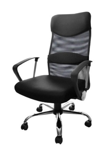 L字机とオフィスチェアのセット