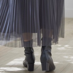  Honeys  ストレッチブーツ  黒の画像