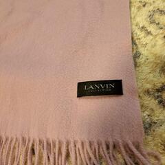 大幅値下げ【新品未使用】LANVIN　カシミヤマフラー　ラベンダー色の画像