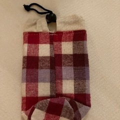 1000円　チェック　赤　ペットボトル　カバー　アンブルチェック 保冷温ボトルホルダー　ピンク　保冷　保温の画像