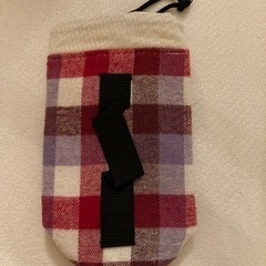 1000円　チェック　赤　ペットボトル　カバー　アンブルチェック...