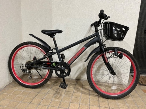 24インチ自転車　6段変速機ギア