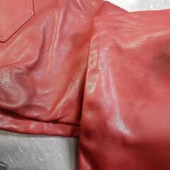 革パン　ワインレッド　ウエスト７６　Mの画像