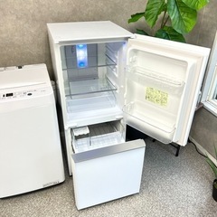 ☑︎配送/設置無料👏🏻 透明感のあるクリアホワイト🧊 一人暮らし家電セット💫の画像